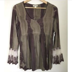One World Women Medium Blouse Tunic Top